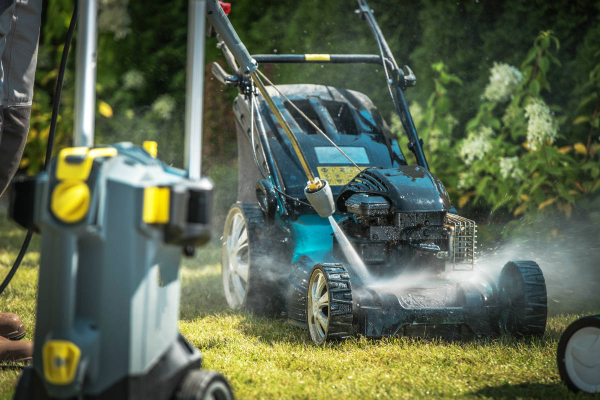 winterizing mower 